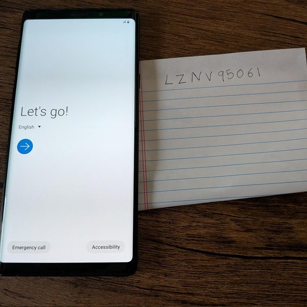 Samsung Galaxy Note 9 - Unlocked, 128 GB, Black, 6 GB, SM-N960U1