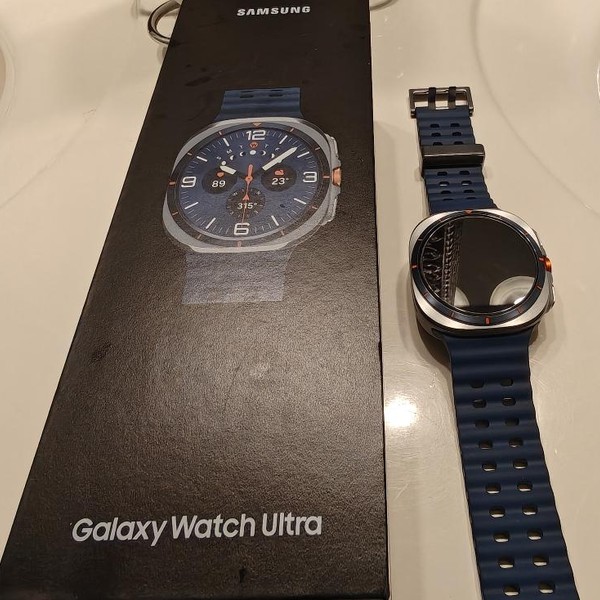 Samsung Galaxy Watch Ultra (2025) - Unlocked, Titanium Blue, SM-L705, 47mm