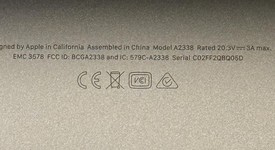 Good
													MacBook Pro 2020 - 13" - Apple M1, Silver, 256 GB, 8 GB, photo 5 of 14