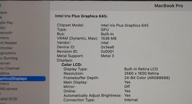 Good
													MacBook Pro 2020 - 13" - I5, Gray, 512 GB, 8 GB, photo 5 of 9