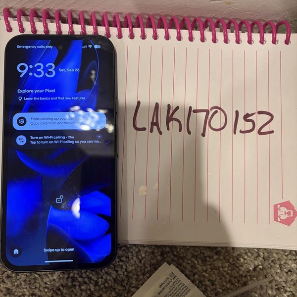 Google Pixel 9a - Verizon, 128 GB, Obsidian, 8 GB