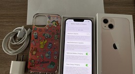 Mint
													Apple iPhone 13 - Unlocked, Pink, 128 GB, A2482, photo 1 of 7