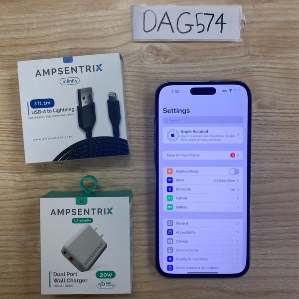 Apple iPhone 14 Pro Max - Unlocked, 1 TB, Purple, A2651