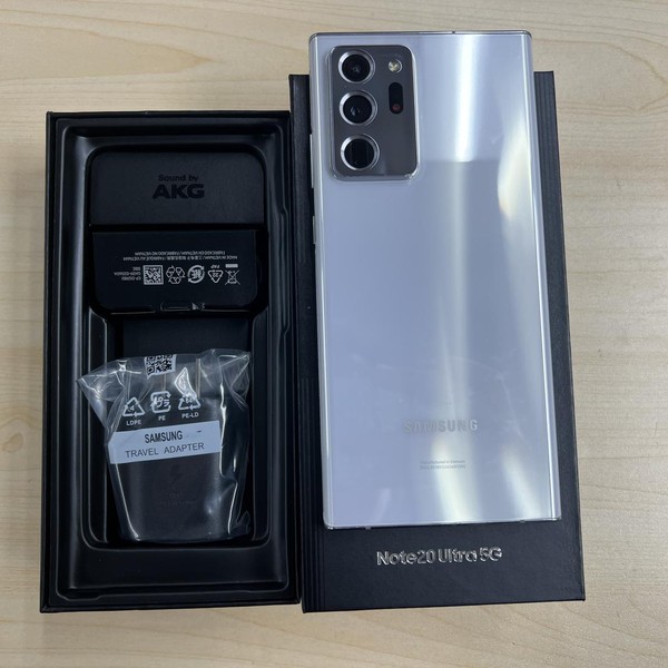 Samsung Galaxy Note 20 Ultra 5G - Unlocked, Mystic White, 128 GB, 12 GB, SM-N986U1