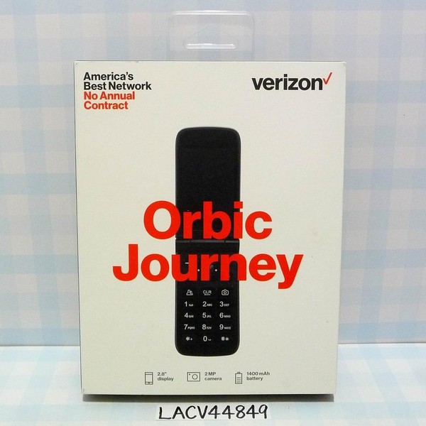 Orbic Journey V - Verizon, 8 GB, Black