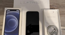 Good
													Apple iPhone 12 - Unlocked, Black, 128 GB, A2172, photo 3 of 8