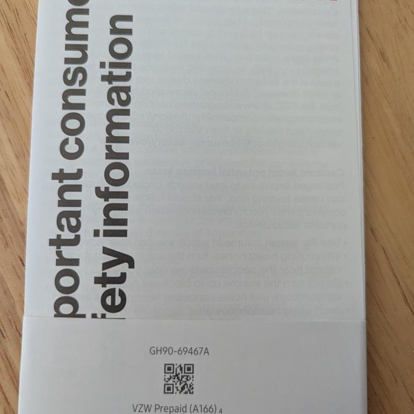 Samsung Galaxy A16 5G - Verizon, 128 GB, Blueblack, 4 GB