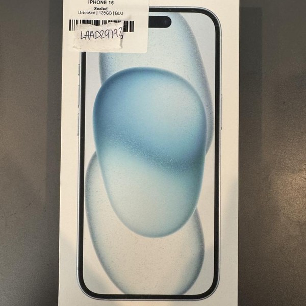 Apple iPhone 15 - Unlocked, 128 GB, Blue, A2846