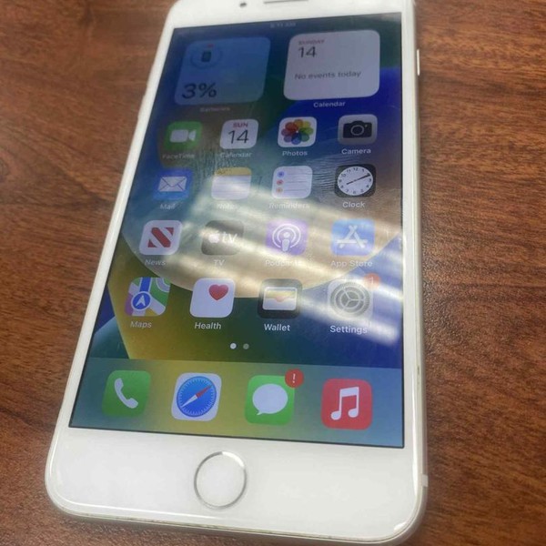 Apple iPhone 8 Plus - AT&T, 128 GB, Silver, A1897, GSM