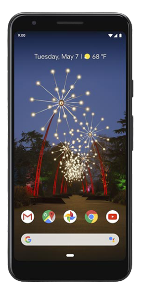 Google Pixel 3a - Verizon, 64 GB, Black, 4 GB, G020E