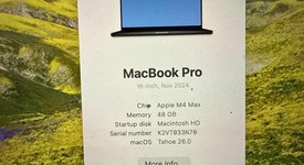 Mint
													MacBook Pro 2024 - 16" - Apple M4 Max 16-core, Space Black, 1 TB, 48 GB, photo 1 of 14
