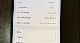 Good
													Apple iPhone 12 - Unlocked, Black, 128 GB, A2172, photo 4 of 6