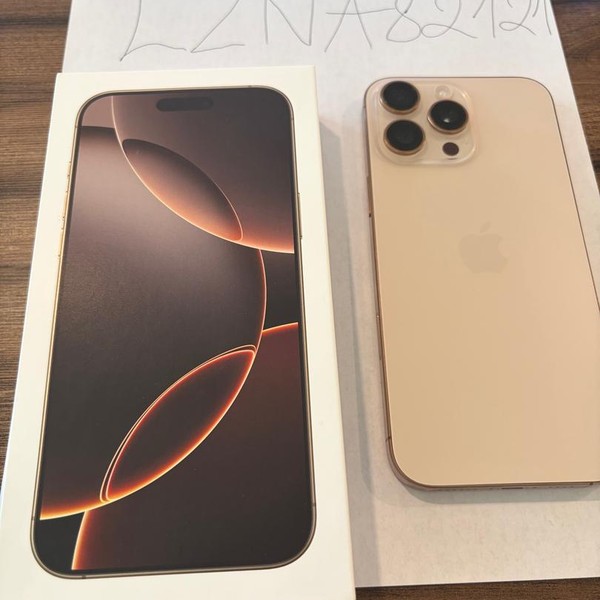 Apple iPhone 16 Pro Max - Unlocked, 256 GB, Desert, A3084