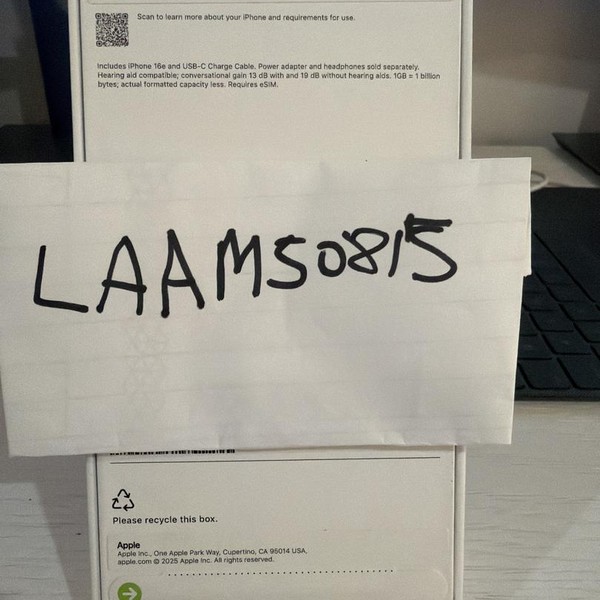 Apple iPhone 16e - Verizon, 128 GB, White, A3212