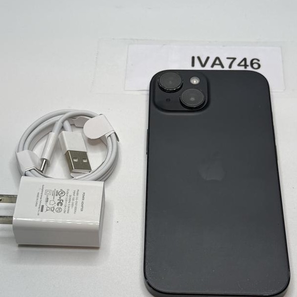 Apple iPhone 15 - Unlocked, 128 GB, Black, A2846