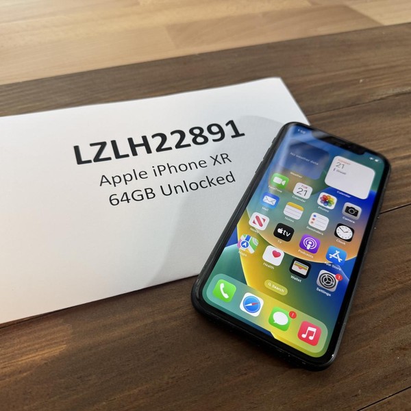Apple iPhone Xr - Unlocked, 64 GB, Black, A1984