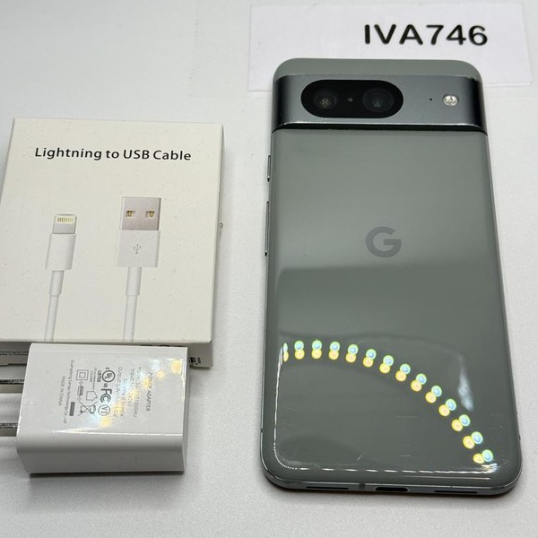Google Pixel 8 - Unlocked, 128 GB, Hazel, 8 GB, G9BQD, Sub-6 5G