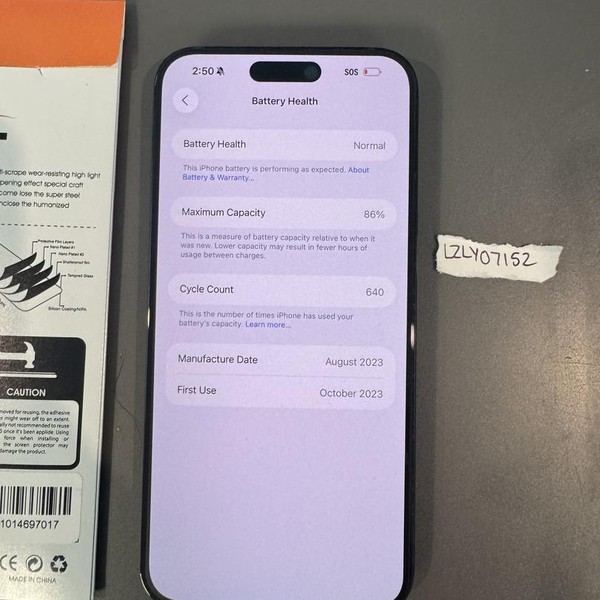 Apple iPhone 15 Pro Max - AT&T, 512 GB, Black, A2849