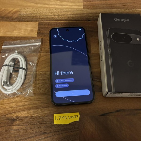 Google Pixel 9 - Unlocked, 128 GB, Obsidian, 12 GB, G2YBB