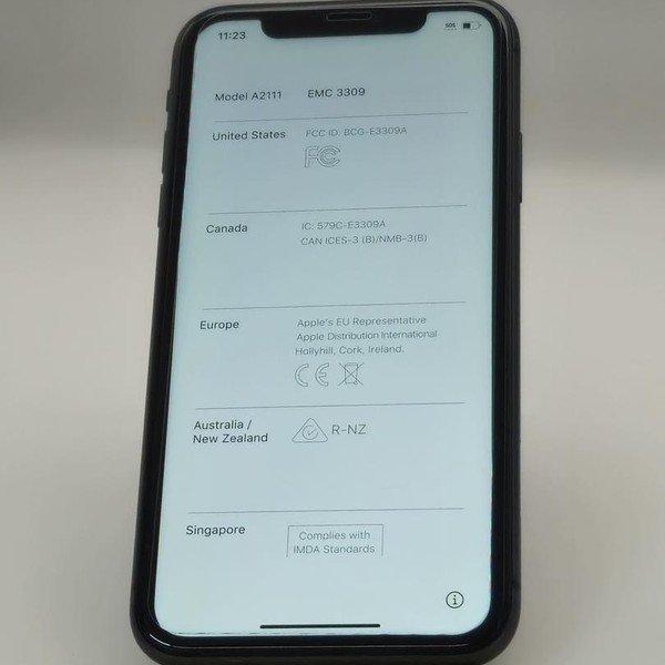Apple iPhone 11 - Unlocked, 64 GB, Black, A2111
