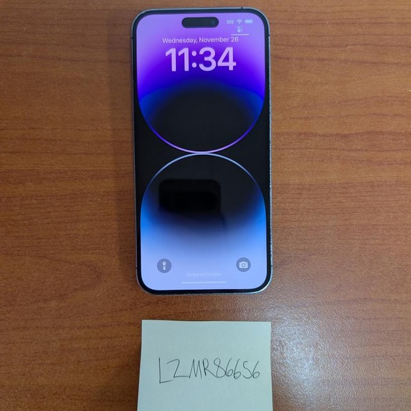 Apple iPhone 14 Pro Max - Unlocked, 128 GB, Purple, A2651