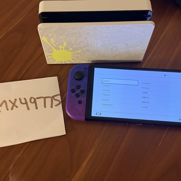 Nintendo Switch - OLED - 64 GB, White, Splatoon 3