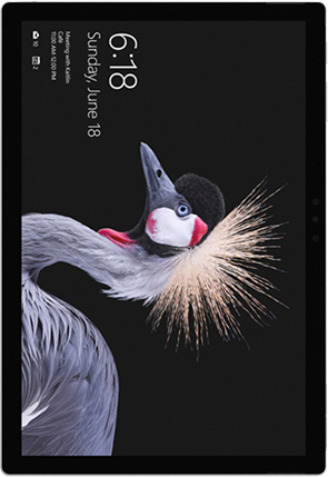 Microsoft Surface Pro 5 (2017) - Wi-Fi, Silver, 128 GB, 4 GB