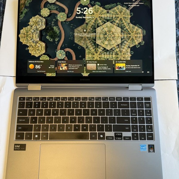 Samsung Galaxy Book4 Pro 360 - 1 TB, Moonstone Gray, 16 GB, Intel Core Ultra 7, 16 inch