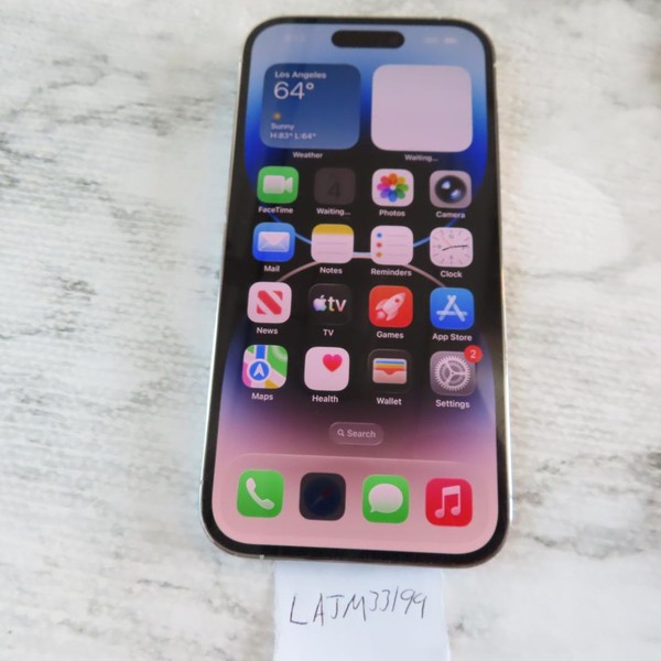 Apple iPhone 14 Pro - Unlocked, 128 GB, Silver, A2650