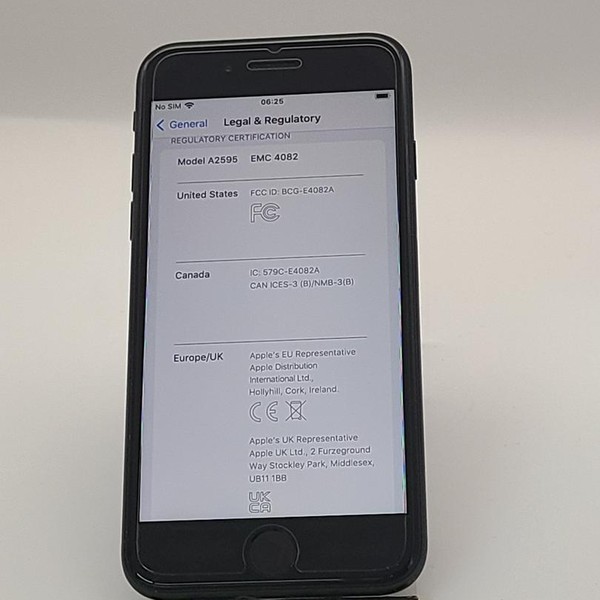 Apple iPhone SE 3rd Gen 2022 - AT&T, 64 GB, Midnight, A2595