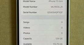 Good
													Apple iPhone 13 Mini - Unlocked, Starlight, 128 GB, A2481, photo 3 of 7