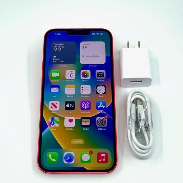 Apple iPhone 14 Plus - Unlocked, 256 GB, Red, A2632