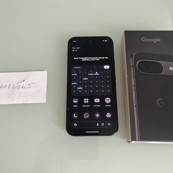 Google Pixel 9 - Unlocked, 128 GB, Obsidian, 12 GB, G2YBB