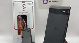 Mint
													Google Pixel 6a - Unlocked, Charcoal, 128 GB, 6 GB, GX7AS, photo 1 of 5