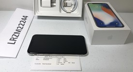 Fair
													Apple iPhone X - Unlocked, Silver, 64 GB, A1865, photo 1 of 10