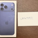 New Apple iPhone 17 Pro Max - T-Mobile, 256 GB, Deep Blue, A3257
