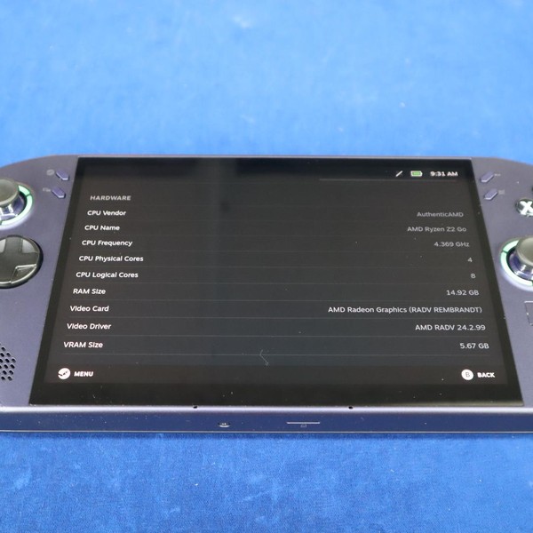 Lenovo Legion Go S - AMD Ryzen Z2 Go, Black, 512 GB, 16 GB