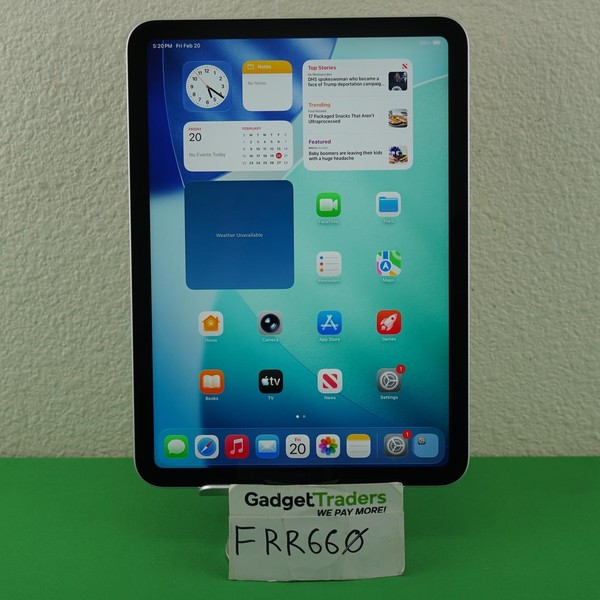 Apple iPad 11th Gen - Wi-Fi, 128 GB, Silver, A3354