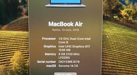Mint
													MacBook Air 2018 - 13" - I5, Gray, 256 GB, 8 GB, photo 5 of 14