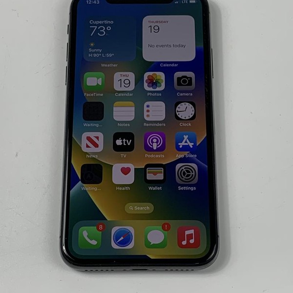 Apple iPhone X - AT&T, 64 GB, Gray, A1901, GSM