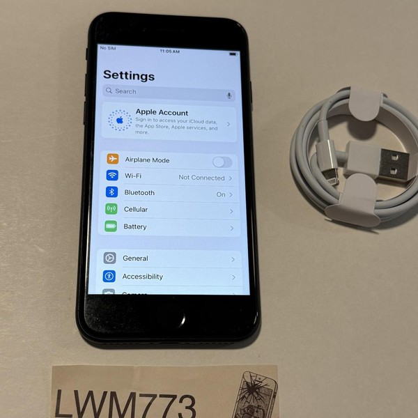 Apple iPhone SE 3rd Gen 2022 - Unlocked, Midnight, 64 GB, A2595