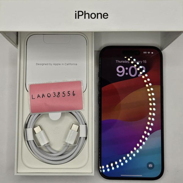 Apple iPhone 15 - Unlocked, 128 GB, Black, A2846