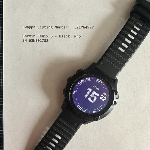 Garmin Fenix 6 - Black, Pro