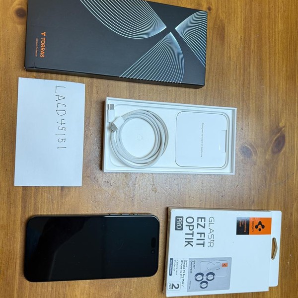 Apple iPhone 15 Pro Max - Unlocked, 256 GB, Blue, A2849