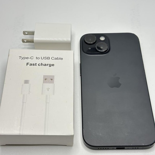 Apple iPhone 15 - Unlocked, 256 GB, Black, A2846