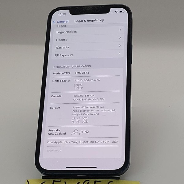 Apple iPhone 12 - AT&T, 64 GB, Blue, A2172