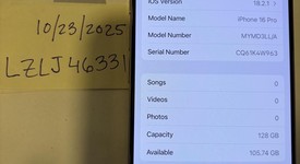 Good
													Apple iPhone 16 Pro - Verizon, Natural, 128 GB, A3083, photo 2 of 9