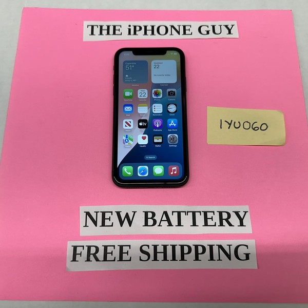 Apple iPhone Xr - Unlocked, Black, 64 GB, A1984