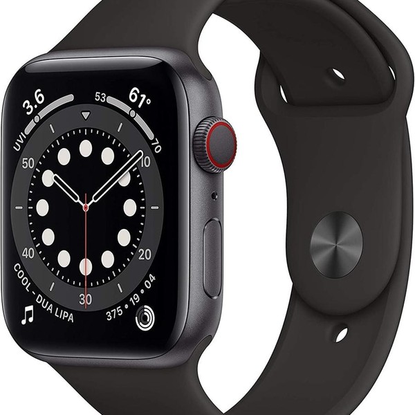 Apple Watch Series 6 44mm - Unlocked, Black, A2294 - Cellular, Titanium