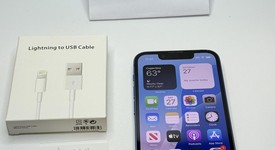 Good
													Apple iPhone 13 Mini - Unlocked, Blue, 256 GB, A2481, photo 1 of 4